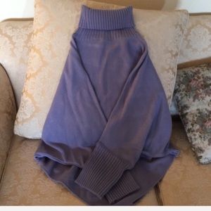 NEW light purple turtleneck poncho long sleeves